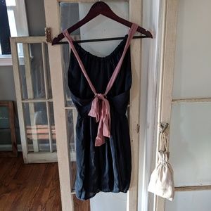 Lulu's backless party dress- silk